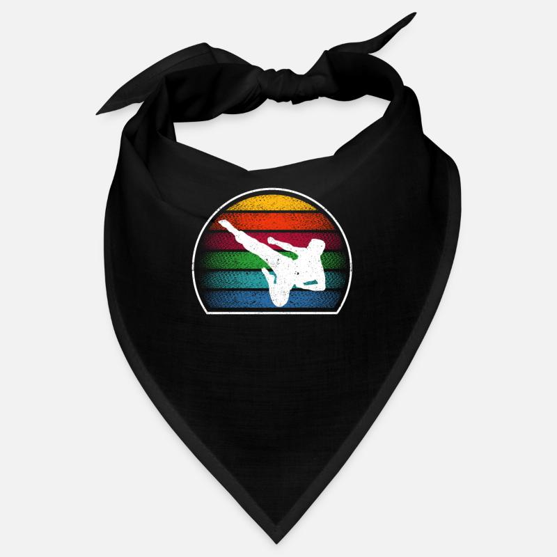 Karaté Retro Sunset 80s Style Combat Bandana