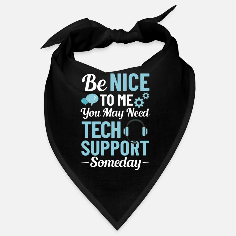 Tech Support IT Technischer Hilfe Helpdesk Bandana