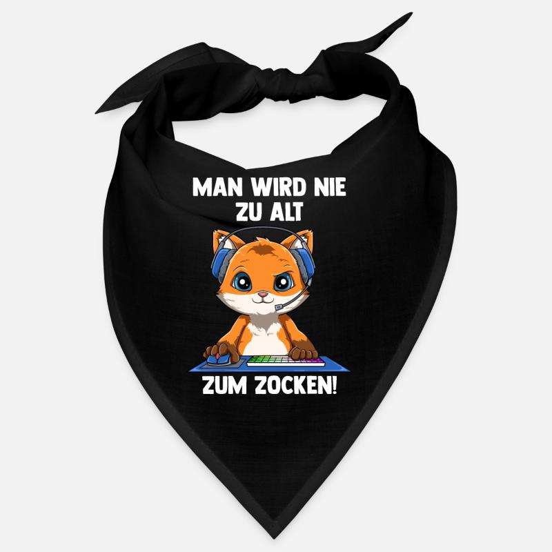 Lustiger Gaming Fuchs - Computerspiele Videospiele Bandana
