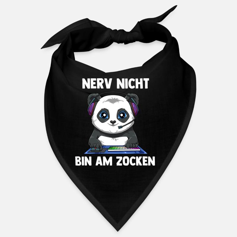 Nerv Nicht Bin Am Zocken Panda - Computerspiele Bandana