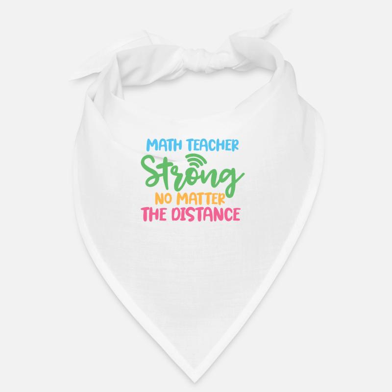 Mathématiques Math Mathématicien Math Professeur Cadeau - Bandana - blanc