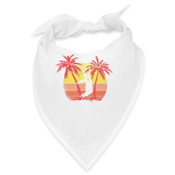 Abschlusssprung Celebration Graduierten Sommer - Bandana - Weiß - Vorne