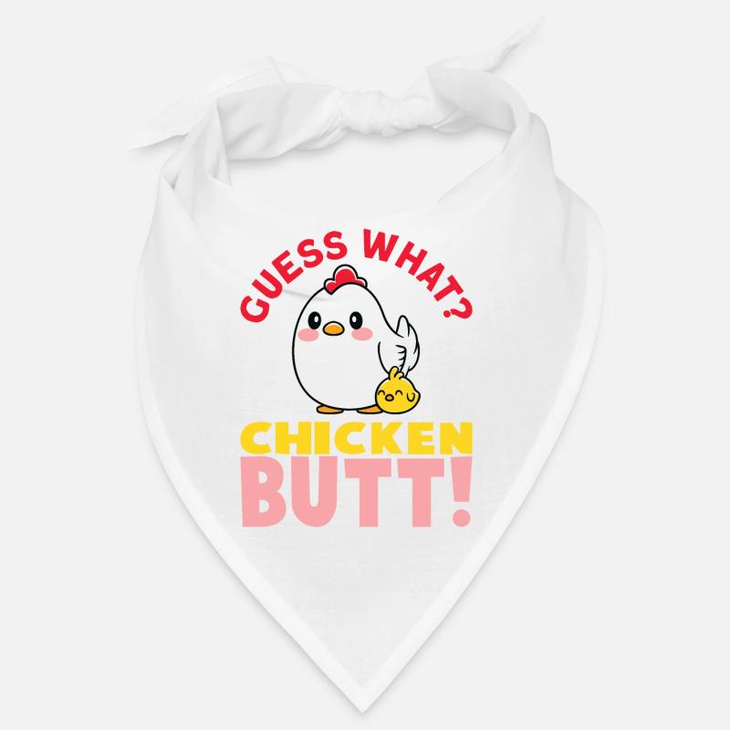 Devinez quel poulet butt poulet coq fermier poulet Bandana