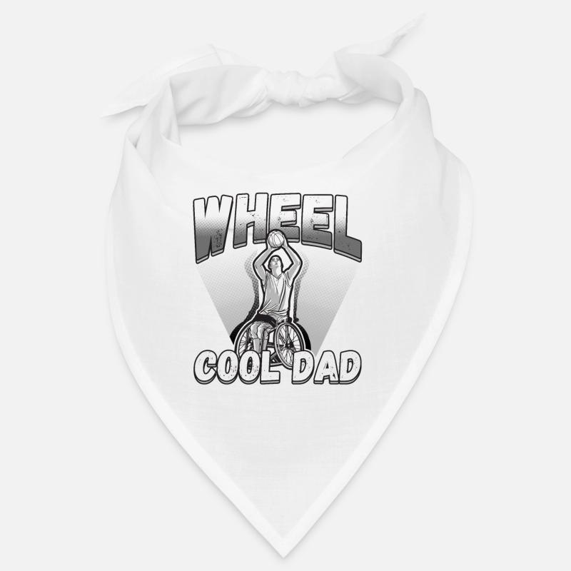 Conception de fauteuil roulant pour handicapés pour une amputation - Bandana - blanc