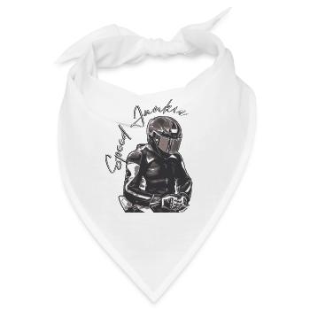 Speed Junkie - Bandana - Weiß - Vorne