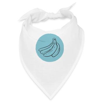 Banane - Bandana - Weiß - Vorne