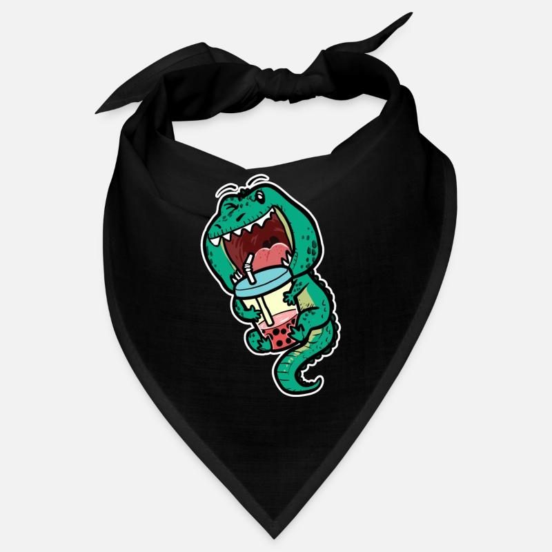 T-Rex Bubble Tea Dino Fan Eistee Saurier Bandana