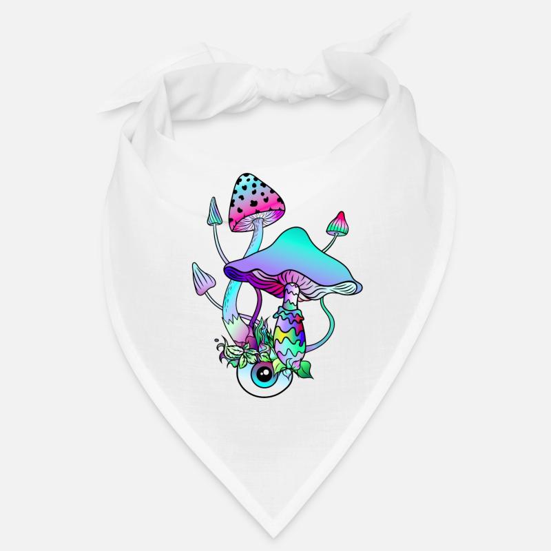 Champignons magiques Art psychédélique Bandana