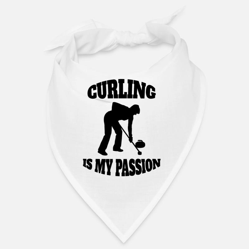 Curling Stone Cadeau Curl Curler Curl Stone Bandana