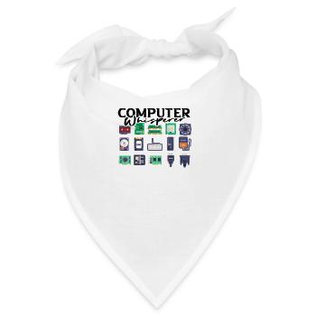 Computer Whisperer - Datenanalyst - Bandana - Weiß - Vorne