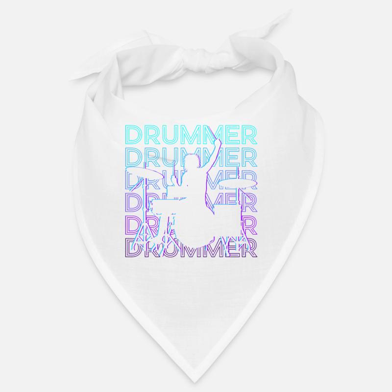 Drummer Retro Gift Bandana