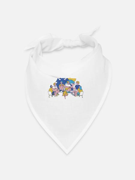 Camping - Bandana - Weiß