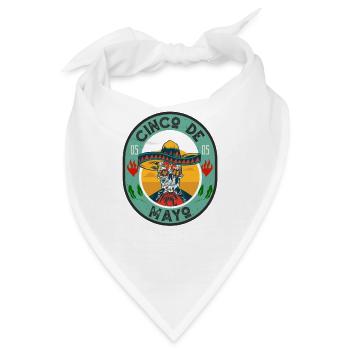 Cinco de Mayo Mexikanischer Feiertag Mexiko 05-05 - Bandana - Weiß - Vorne