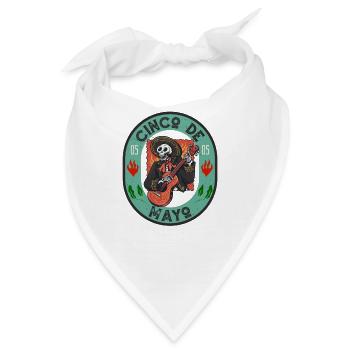 Cinco de Mayo Mexikanischer Feiertag Mexiko 05-05 - Bandana - Weiß - Vorne