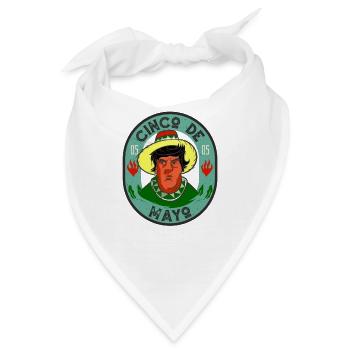 Cinco de Mayo Mexikanischer Feiertag Mexiko 05-05 - Bandana - Weiß - Vorne
