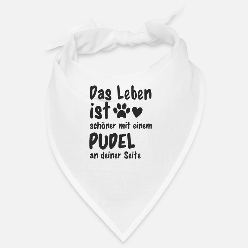 Pudel machen das Leben schöner Bandana