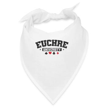 Euchre University Kartenspiel Spielkarten - Bandana - Weiß - Vorne
