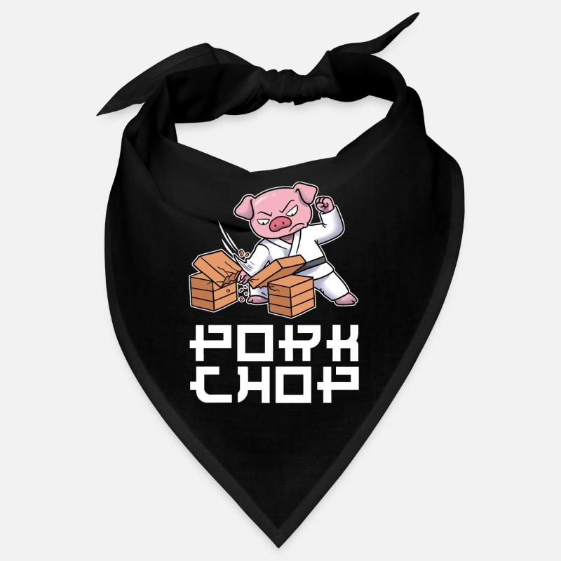 Pork Chop Karate Geschenk Bandana