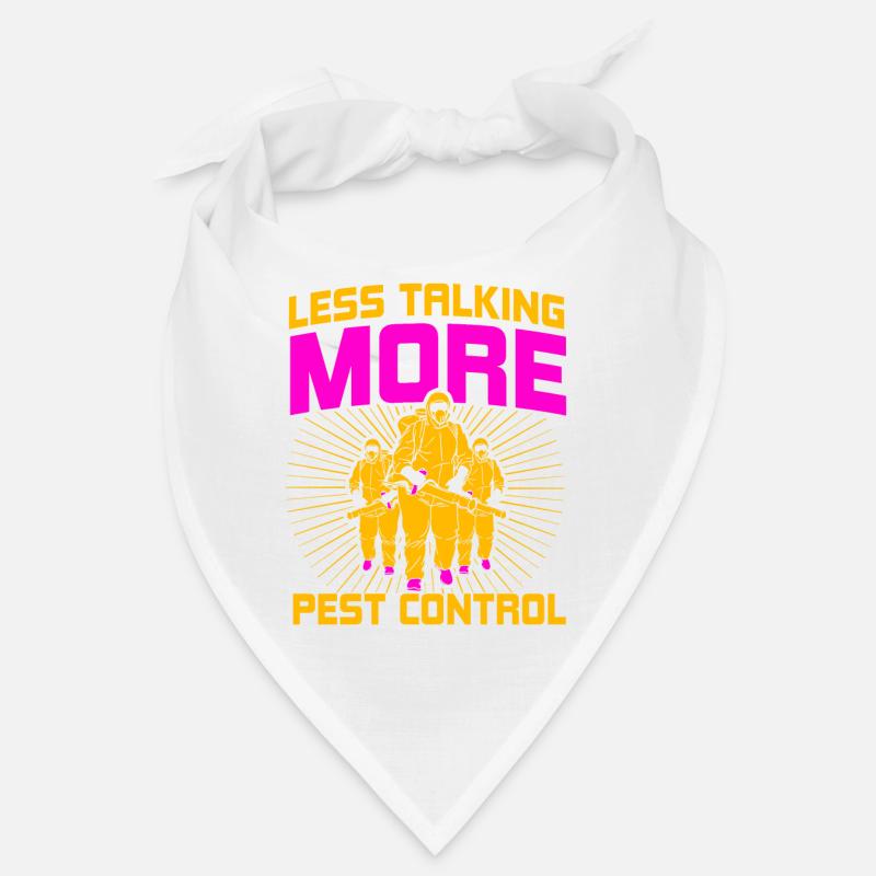 Less talking, more pest control Bandana
