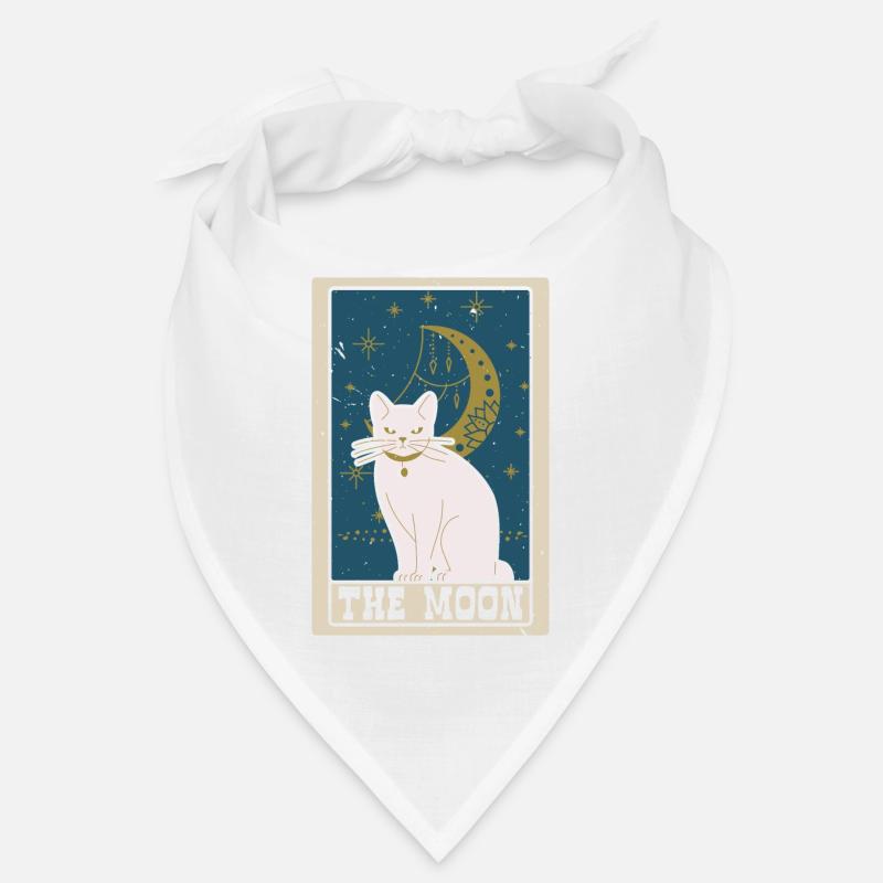 La Carte de Tarot de la Lune Divination Chaman Bandana