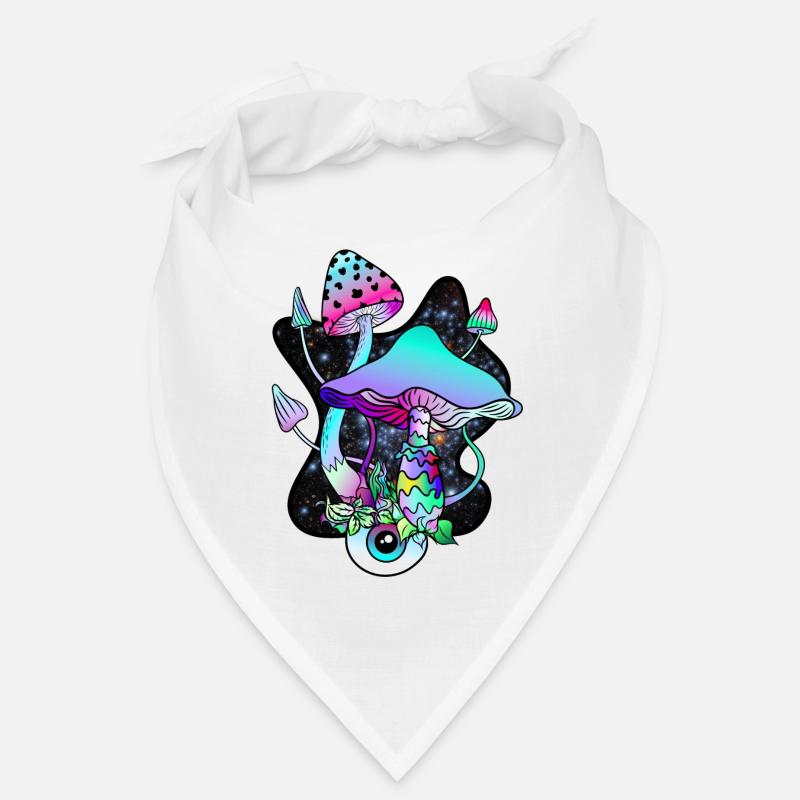 Magic Mushroom Eye Psychedelic Pilzkunst Bandana