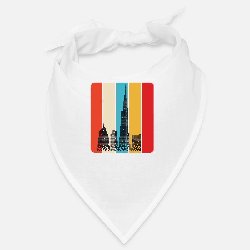 Dubai Emirate Burj Khalifa Retro VAE Bandana