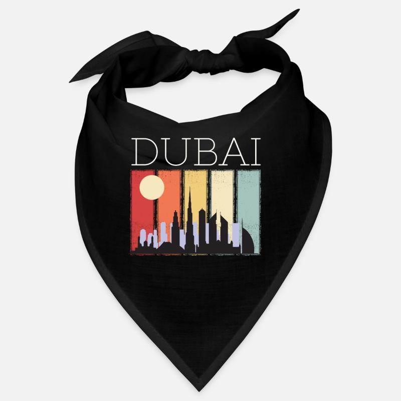 Burj Khalifa Skyline Dubaï Emirats Emirats Arabes Unis Bandana