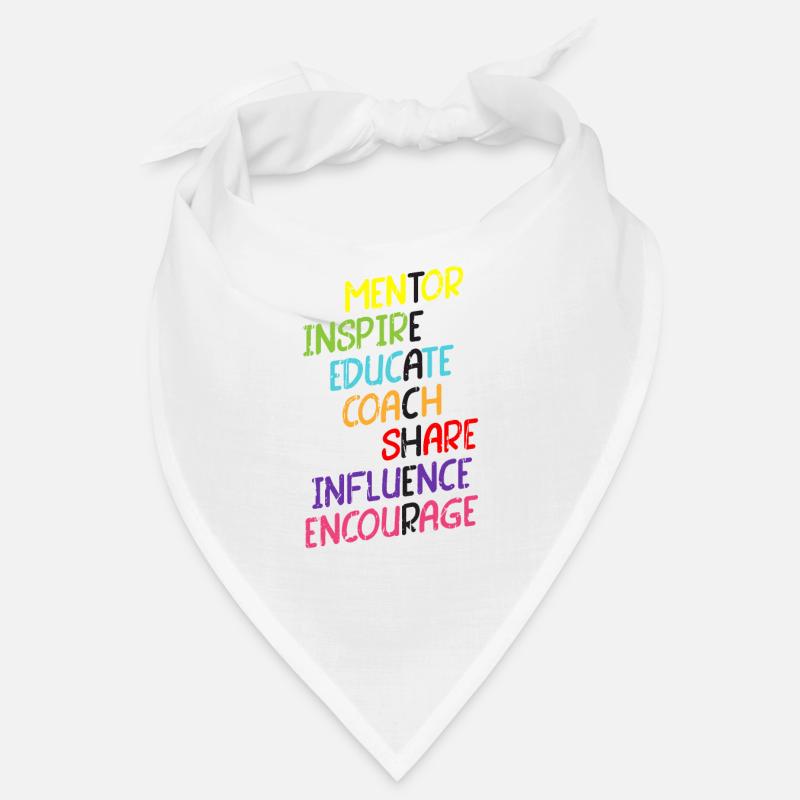 Mentor Inspirer Éduquer Coach Partager l’influence Bandana