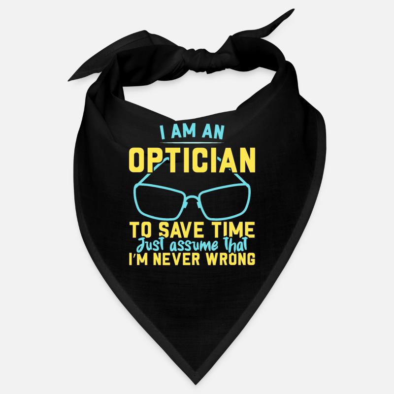 Ich bin ein Optiker Brillenflüsterer Optometrie Bandana