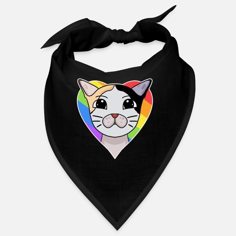 LGBT Katze Japanese Bobtail Regenbogen Bandana