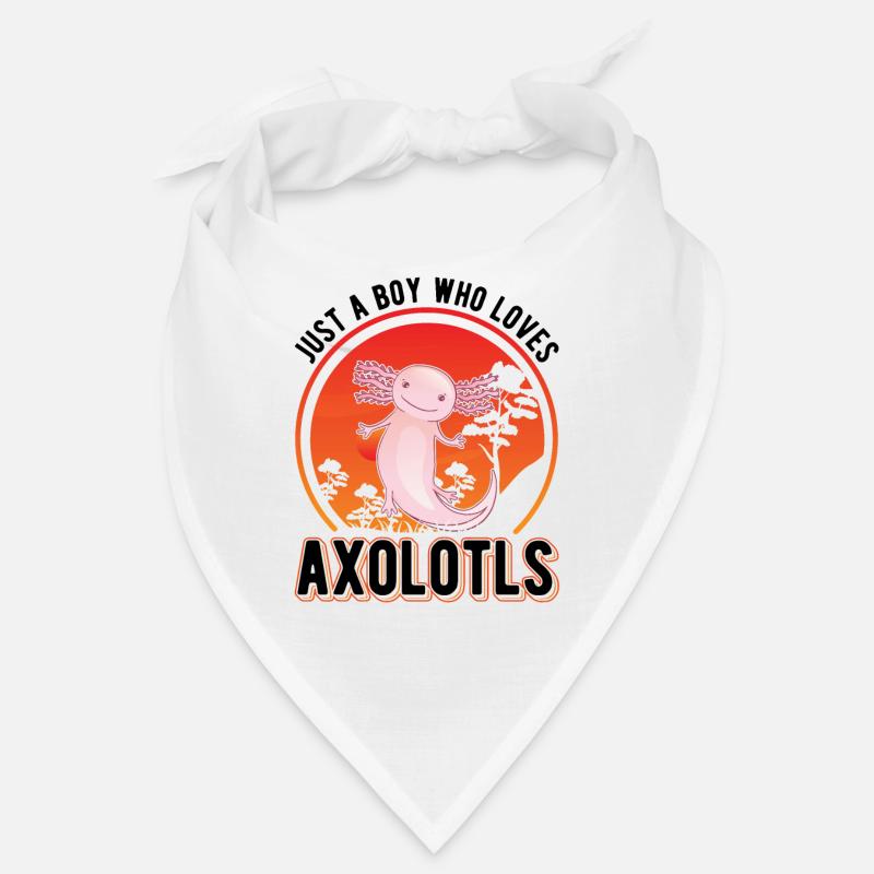 Juste un garçon qui aime Axolotls Tail Lurch Bandana