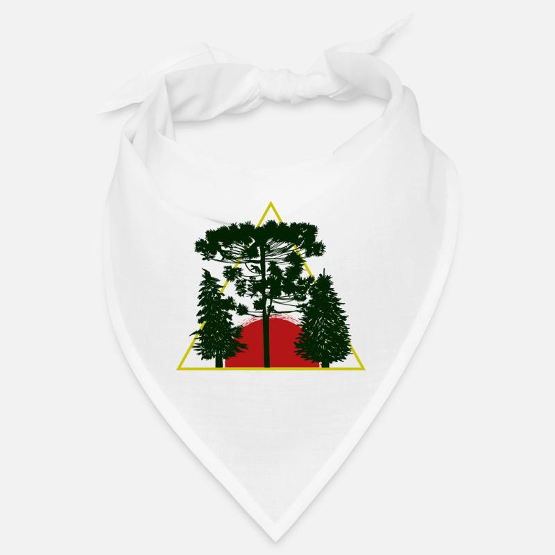 Arbre - Bandana - blanc