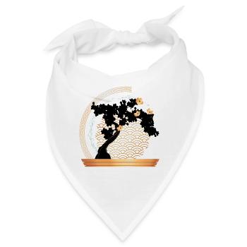 Baum - Bandana - Weiß - Vorne