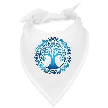Baum - Bandana - Weiß - Vorne
