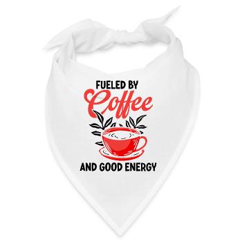 Positive Energy Coffee Energy Healer Coffee Addict - Bandana - Weiß - Vorne