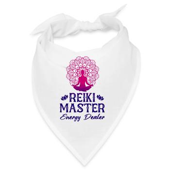 Energy Medicine Reiki Master Energy Healing - Bandana - Weiß - Vorne
