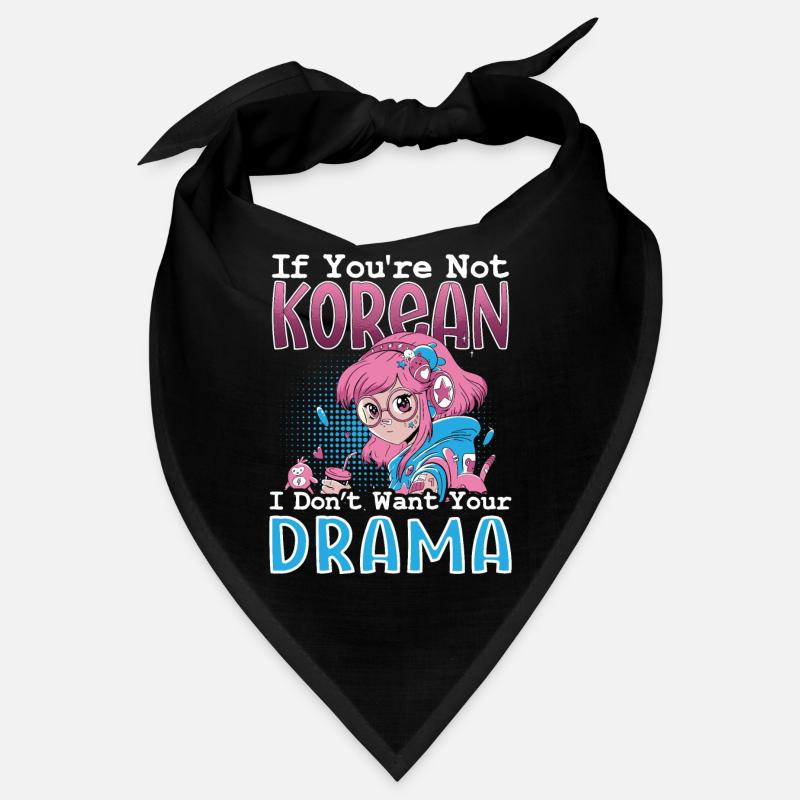 Design pop coréen pour un fan de mode K-Pop Bandana