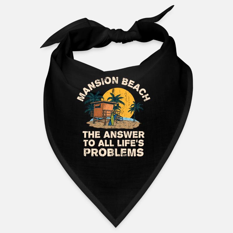 Mansion Beach Answer To All Life's Problems Bandana