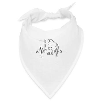 Tischler Schreiner Handwerker Hobel Schreinerei - Bandana - Weiß - Vorne