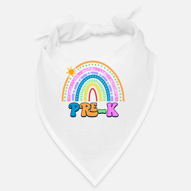Pre K Rainbow Bandana