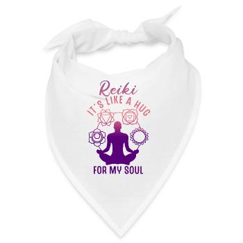 Energy Medicine Reiki Soul Practitioner Energy - Bandana - Weiß - Vorne