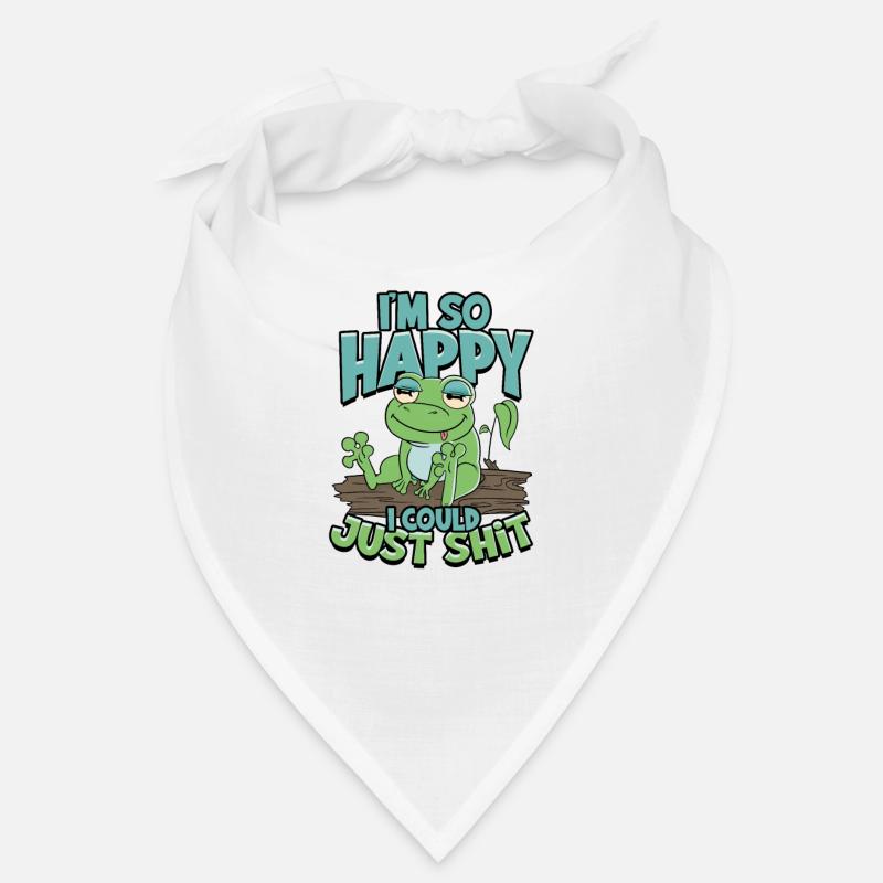 Ich bin so glücklich, dass ich einfach scheiße sein könnte - Tier Bandana