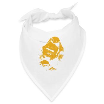 Affe - Bandana - Weiß - Vorne