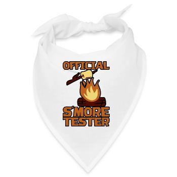 Official S'more Tester - Bandana - Weiß - Vorne