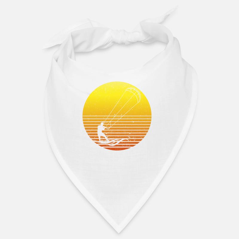 Kitesurf Rétro Vintage Surfboard Kiteboard Kite Bandana