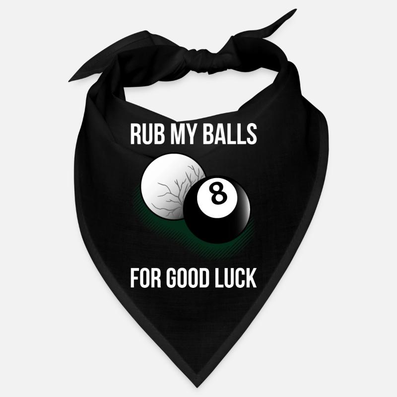 Frottez mes boules pour un cadeau de billard good luck Bandana