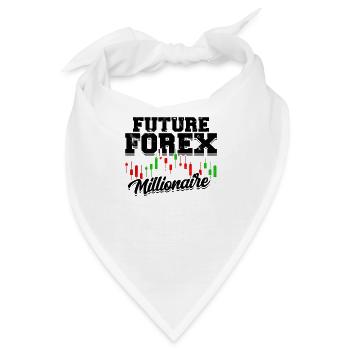 Future Forex Millionär - Karriere - Bandana - Weiß - Vorne