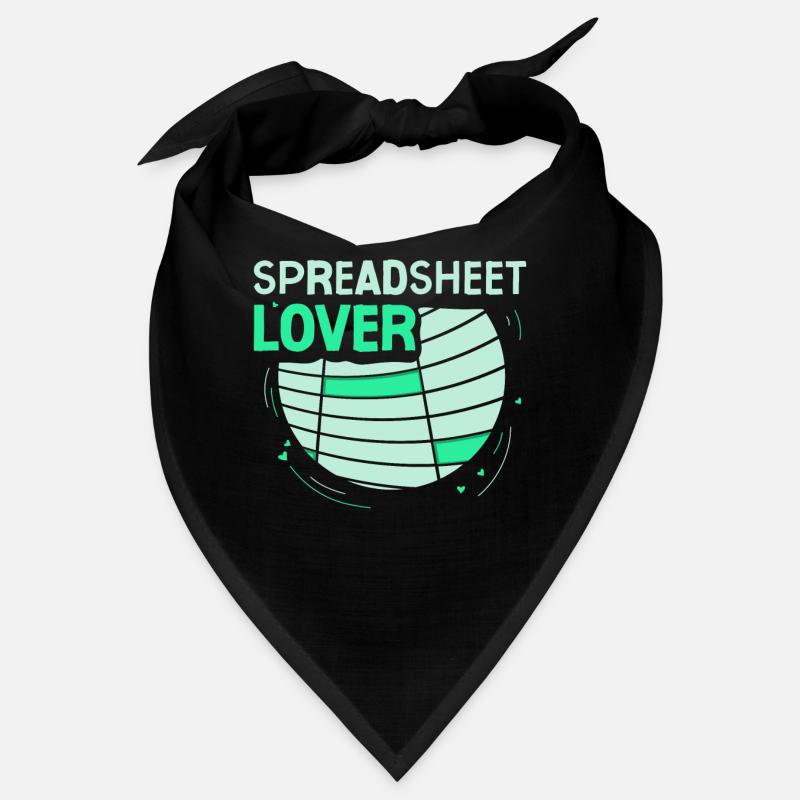 Lovers of Spreadsheets Spreadsheet Table Bandana