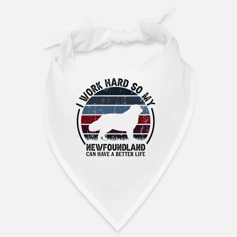 Travailler dur - Retro Newfoundland Bandana