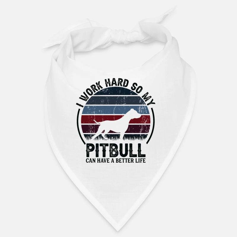 Arbeiten Hart - Retro Pitbull Bandana
